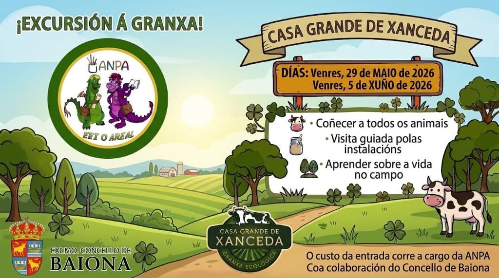 Excursión á granxa - Casa Grande de Xanceda